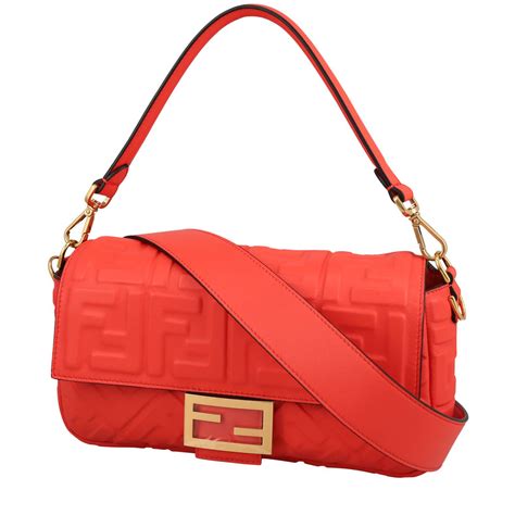 borsa fendi 1979 rossa fatta a busta|Altro.